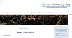 Desktop Screenshot of contestuniversityitaly.com