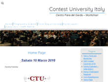 Tablet Screenshot of contestuniversityitaly.com